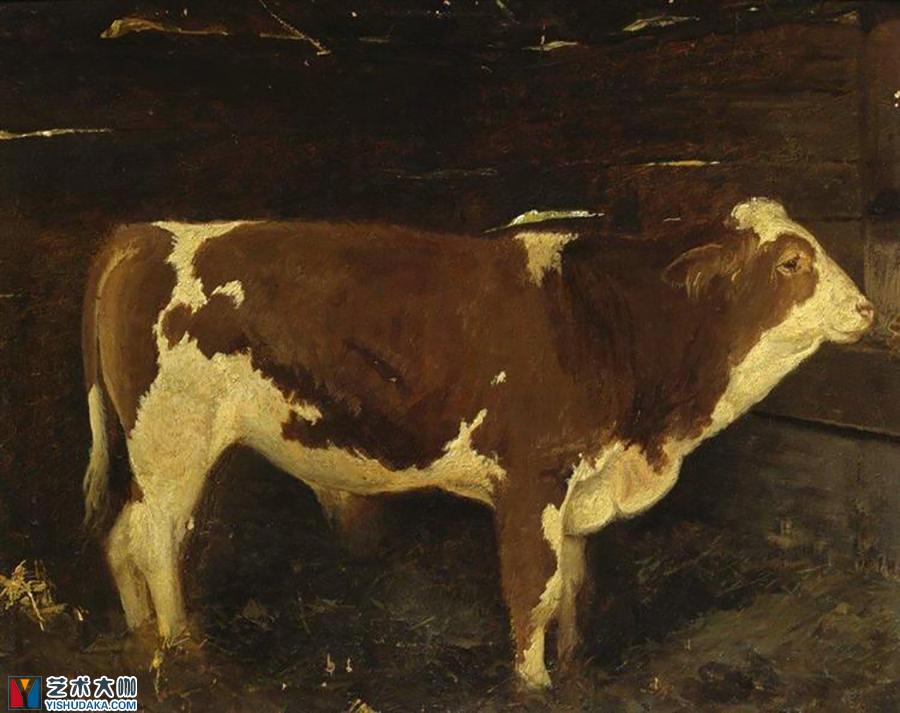 bull-oil painting