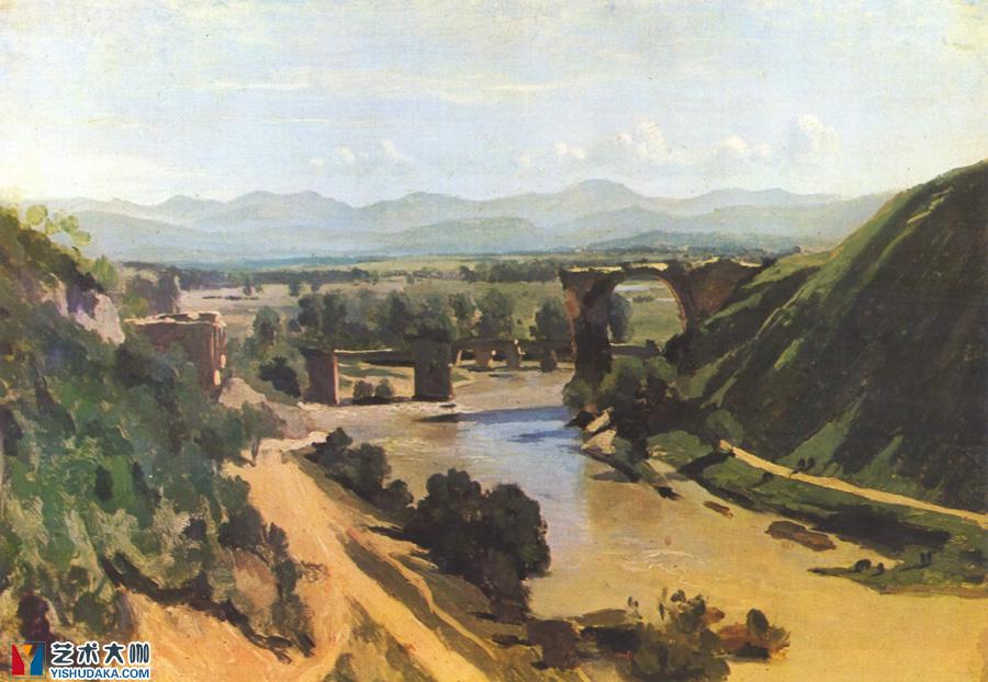 The Bridge at Narni-oil painting