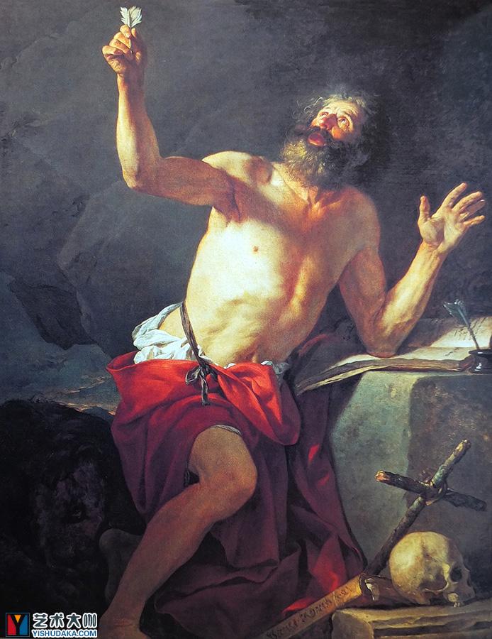 Saint Jérôme par-oil painting