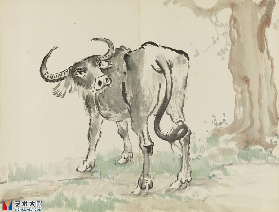Ox-Zodiac Ox-Year of the Ox-chinese painting