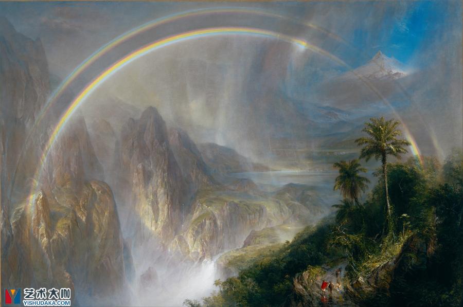 Rainy Season in the Tropics-oil painting