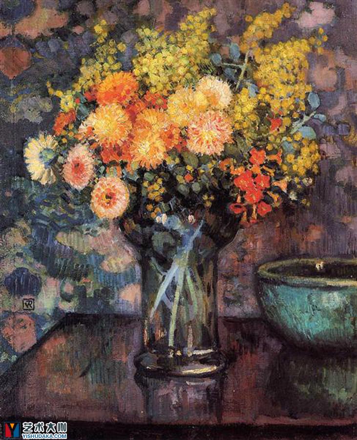 Vase of Flowers-oil painting